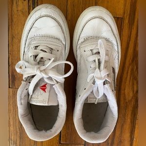 Reebok Women's White and Red Trainers sneakers